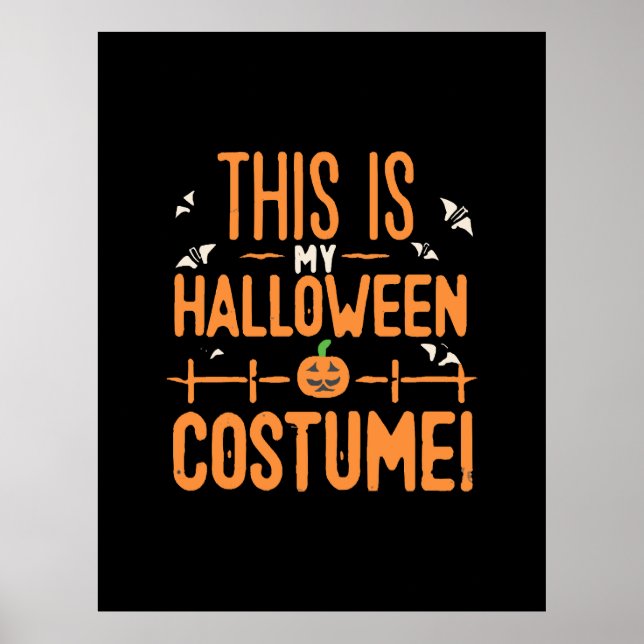 Detta är min Halloween-kostym  Poster (Framsidan)