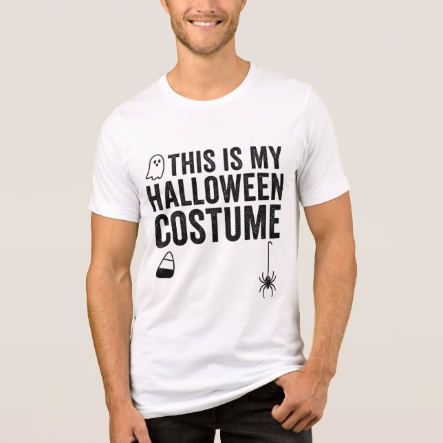 Detta Är Min Halloween-kostym Roligt 2026 T Shirt (Framsida)