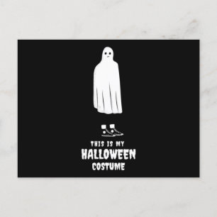 Detta Är Min Halloween-kostym Roligt Halloween Sor Vykort