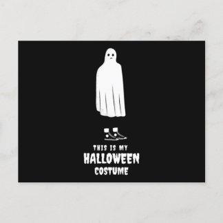 Detta Är Min Halloween-kostym Roligt Halloween Sor Vykort