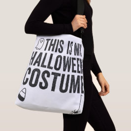 Detta är min Halloween-kostym Roligt spöke humor Axelväska