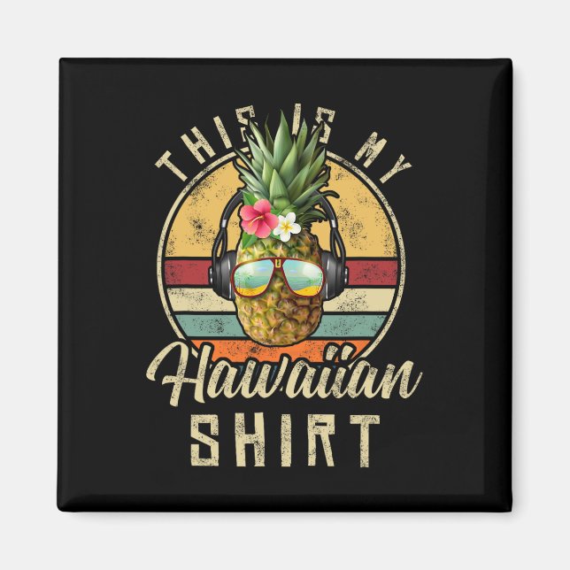 Detta är min hawaiianska outfit Hawaii strand anan Magnet (Framsidan)