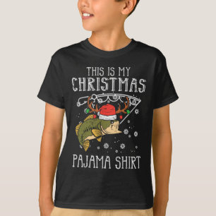 Detta Är Min Jul Pyjamas Tröja Fiske Xmas Pappa