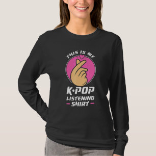 detta är min k pop-lyssnande K pop merch k pop T Shirt