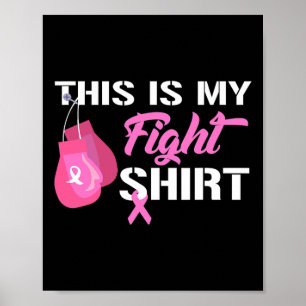 Detta är min kamp mot bröstcancer tror jag poster