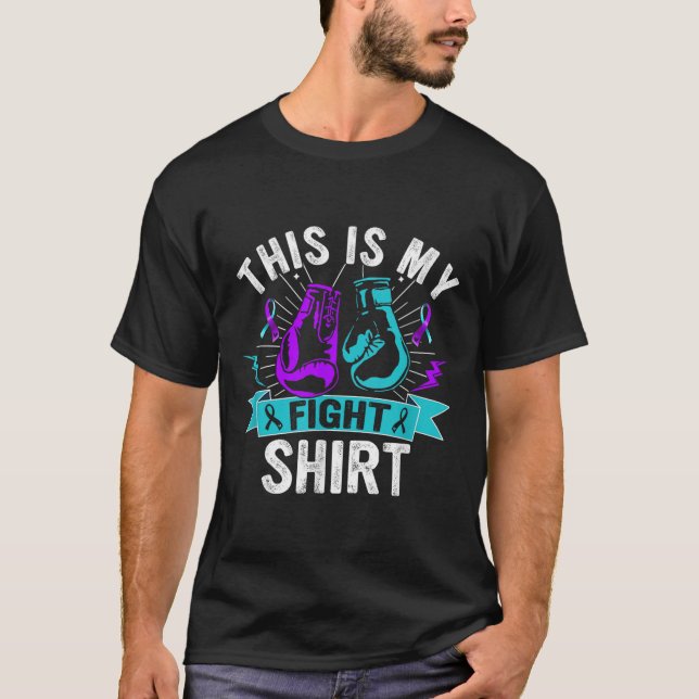 Detta Är Min Kampströja Förebyggande Av Självmord  T Shirt (Framsida)
