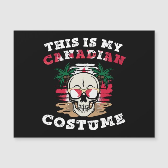 Detta är min kanadensiska Halloween-kostym Roligt  (Framsida)