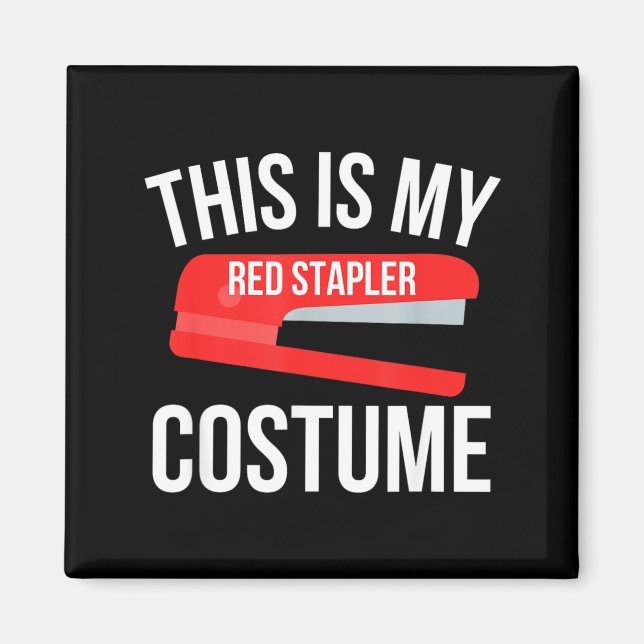 Detta Är Min Kostym Rolig Enkel Halloween Magnet (Framsidan)