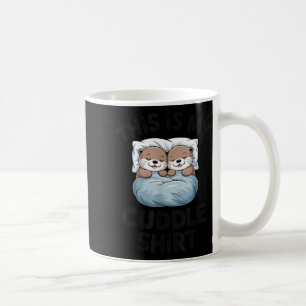 Detta Är Min Kuddtröja Söt utterpar Sover  Kaffemugg