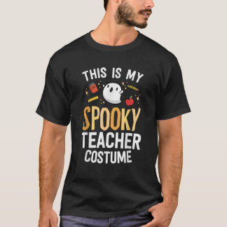 Detta är min kusliga lärarkostym Kawaii Ghost Gro T Shirt
