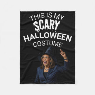 Detta är min läskiga Halloween-kostym Kamala Harri Fleecefilt