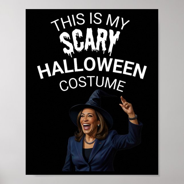 Detta är min läskiga Halloween-kostym Kamala Harri Poster (Framsidan)