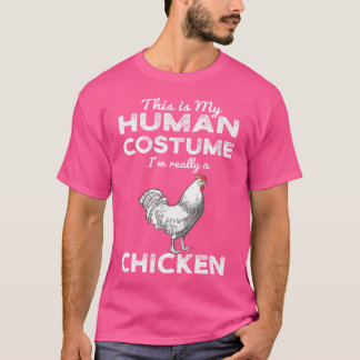 Detta är min människo Kawaii djur kyckling cosplay T Shirt