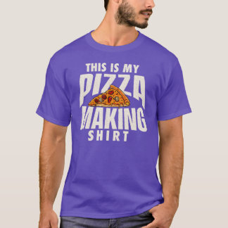 Detta Är Min Pizza Tillverkning Pizza Bagare Mat p T Shirt
