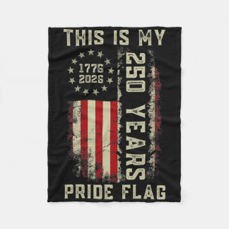 Detta Är Min Pride Flagga 250 År 1776-2026 250:e U Fleecefilt