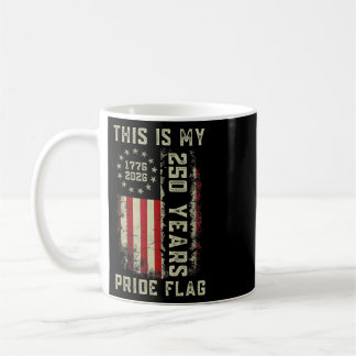 Detta Är Min Pride Flagga 250 År 1776-2026 250:e U Kaffemugg
