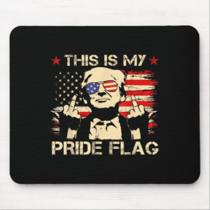 Detta Är Min Pride Flagga Usa Amerikansk 4:e Juli Musmatta