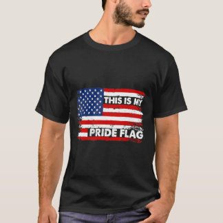 Detta Är Min Pride Flagga Usa Amerikansk 4E Juli M T Shirt