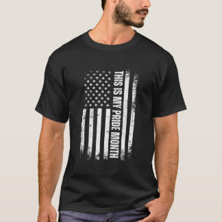 Detta Är Min Prideflagga Amerikansk Usa-flagga 4:e T Shirt
