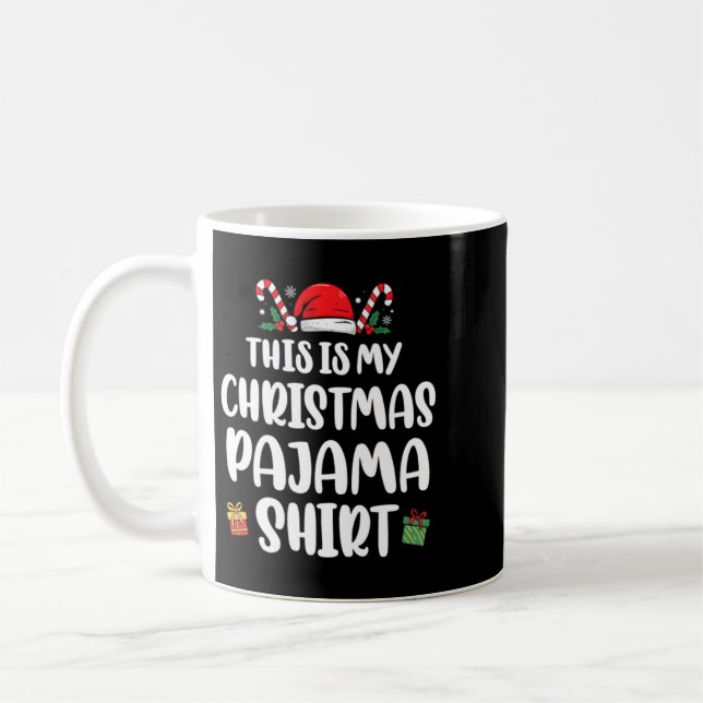 Detta Är Min Pyjamas Kaffemugg (Vänster)