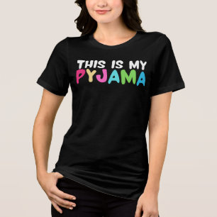 Detta Är Min Pyjamas - Rolig Söndesign för Natt T Shirt
