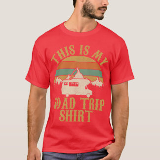 Detta Är Min Roadtrip Husbil Camping Present T Shirt