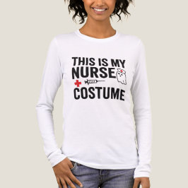 Detta Är Min Sjuksköterskekostym För Halloween Rol T Shirt