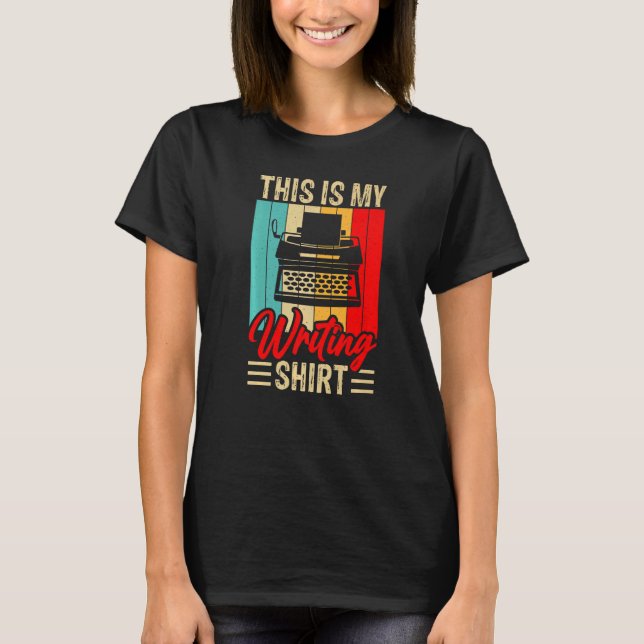 Detta Är Min Skrivning   Publicerad Författare Bok T Shirt (Framsida)