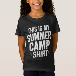 Detta Är Min Sommarläger-Shirt Lägerledare Persona T Shirt