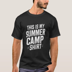 Detta Är Min Sommarläger skjorta lägerledare perso T Shirt
