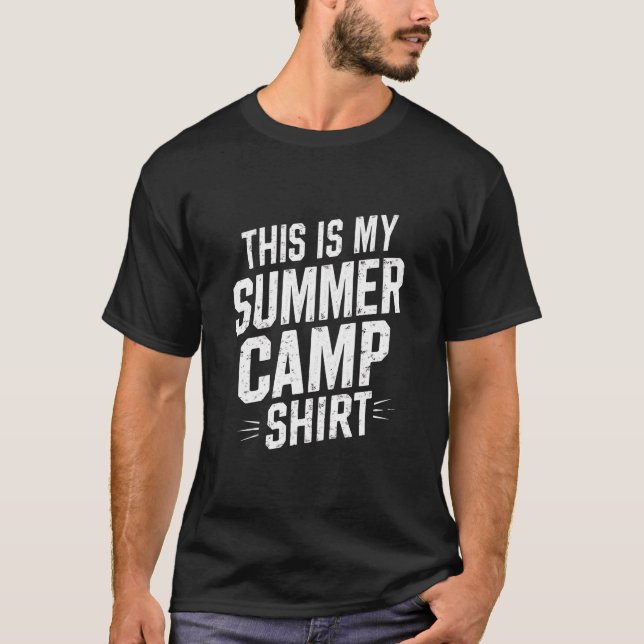 Detta Är Min Sommarläger skjorta lägerledare perso T Shirt (Framsida)