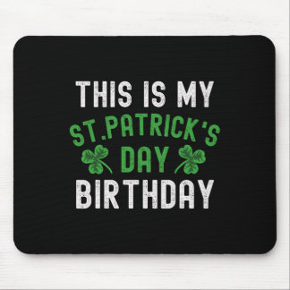 Detta Är Min St. Patricks Dag Födelsedags Shamrock Musmatta