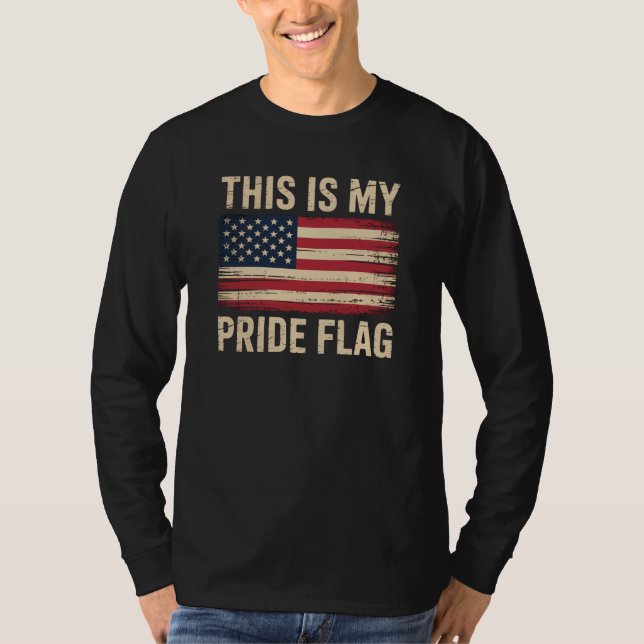 Detta är min stolthetsflagga t shirt (Framsida)