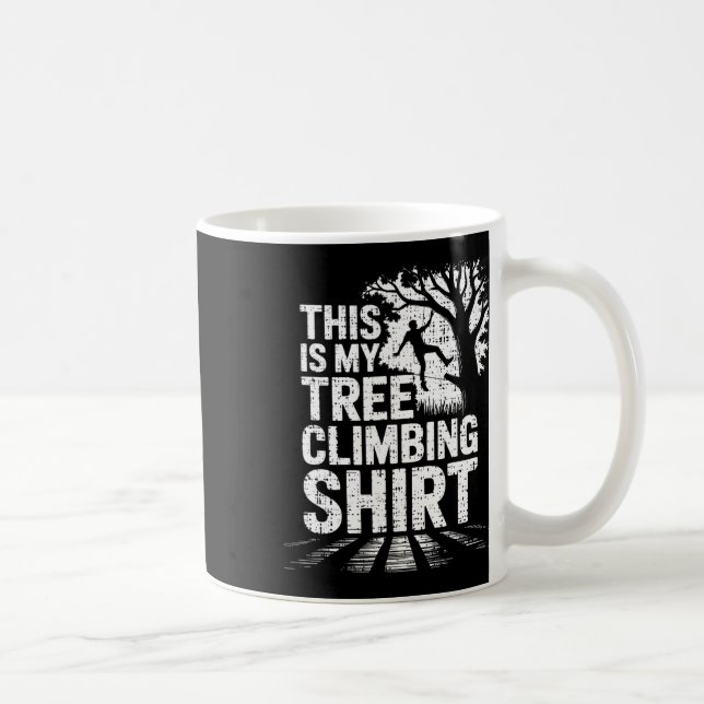Detta Är Min Trädklättringströja Arborist Herr Trä Kaffemugg (Höger)