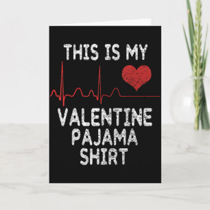 Detta Är Min Valentine Pyjamasjacka Roligt Valenti Kort