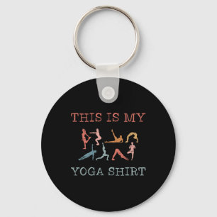 Detta Är Min Yoga Design Yoga Poser Vinyasa Flow Nyckelring