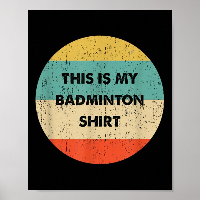 Detta är mitt badminton poster (Framsidan)