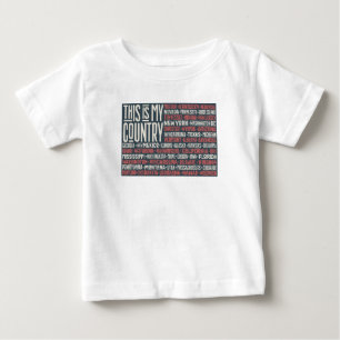 Detta är mitt land tee shirt