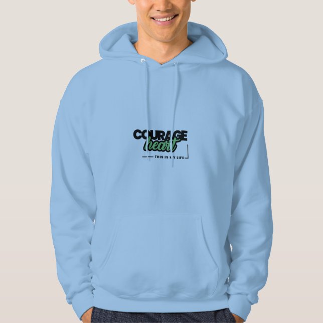 Detta är mitt liv hoodie (Framsida)