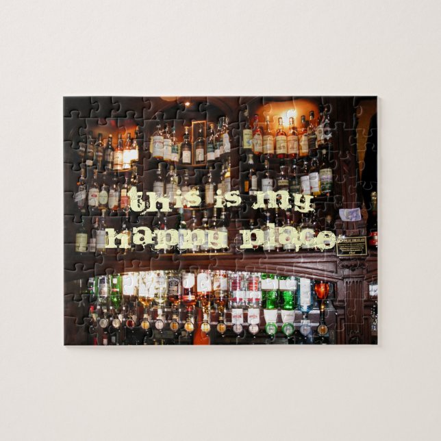 Detta är mitt lyckliga ställe pussel (Horisontell)