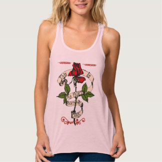 Detta är mitt slagsmål linne med racerback 