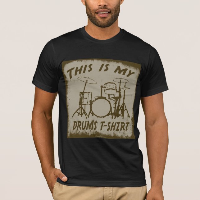 DETTA ÄR MITT TRUMMAR T-TRÖJA T-SHIRT (Framsida)