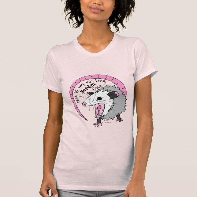 Detta är mitt vila ljusa färger SKRIansikte T Shirt (Framsida)