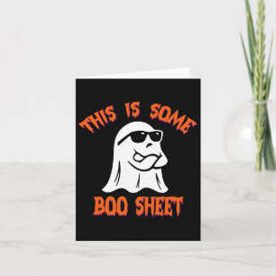 Detta är några Boo-ark Halloween Cool Ghost Roligt Kort