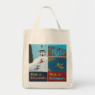 Detta är Richmond Livsmedel Tote (Design #1) Tygkasse