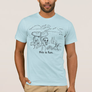 detta är roligt t-shirt