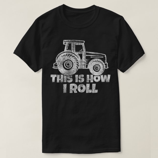 Detta är så jag rullar igenom drivrutinens jordbru t shirt (Design framsida)