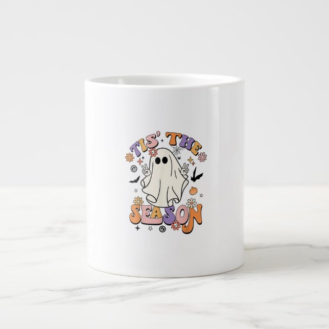 Detta är säsong för lågsäsong Halloween fest Jumbo Mugg (Framsidan)