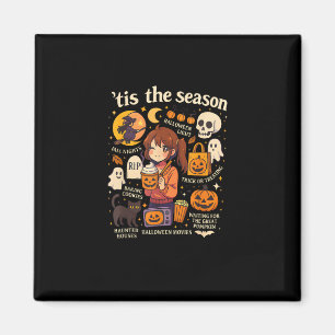 Detta är säsong Halloween Anime Icons fallande des Magnet