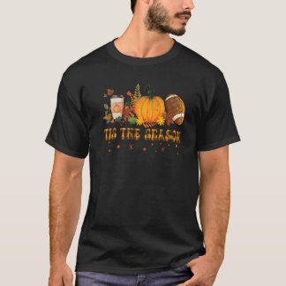 Detta är säsong Halloween-fotboll för kaffe F T Shirt